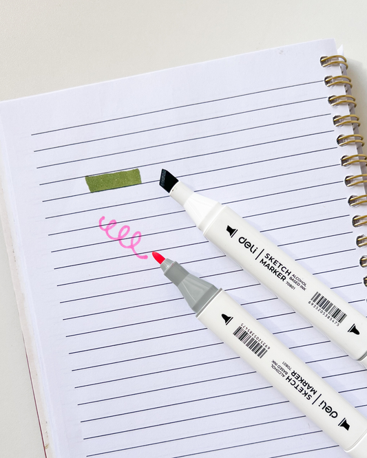 Alcohol Markers Dual Tip Set