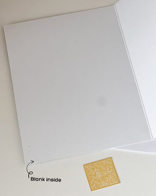 Yellow Blooms Greeting Card