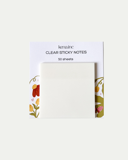Clear Transparent Sticky Note