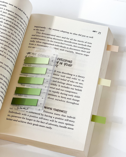 Green Index Tabs