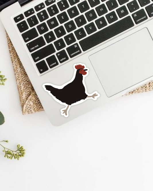 Black Hen Sticker