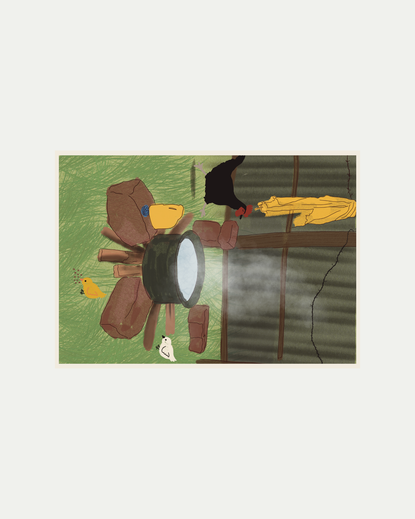Kuku Art Print