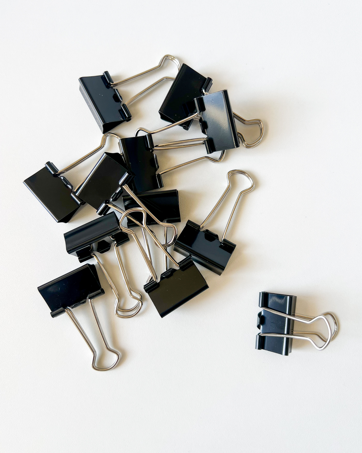 Black Binder Clips