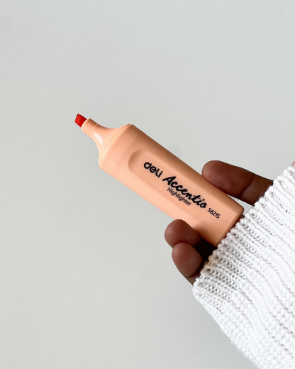 Pastel Orange Highlighter