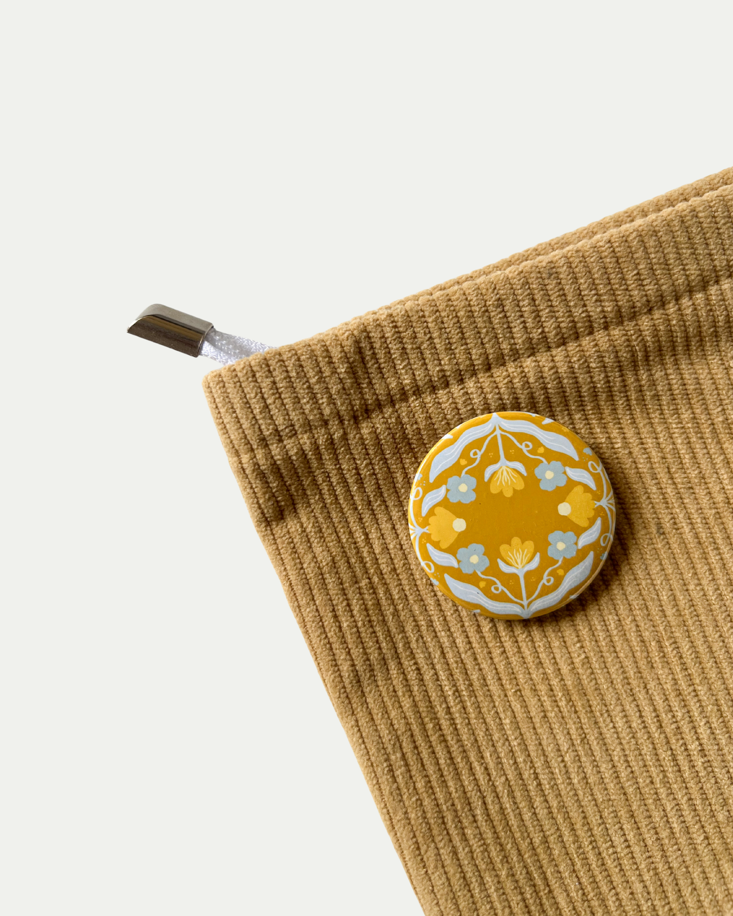 Golden Hour Button Pin