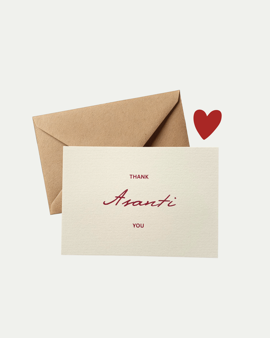Asanti Greeting Card