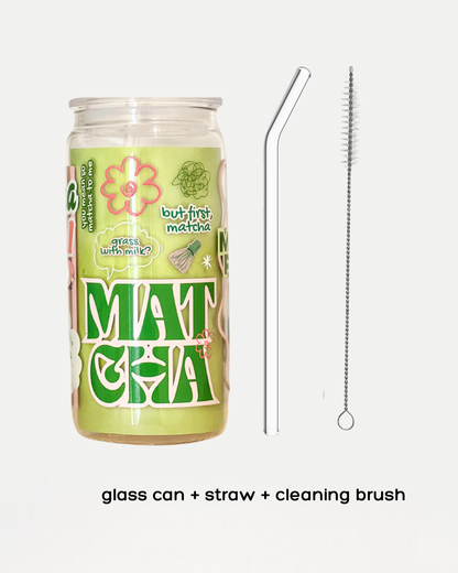 Matcha Glass Can
