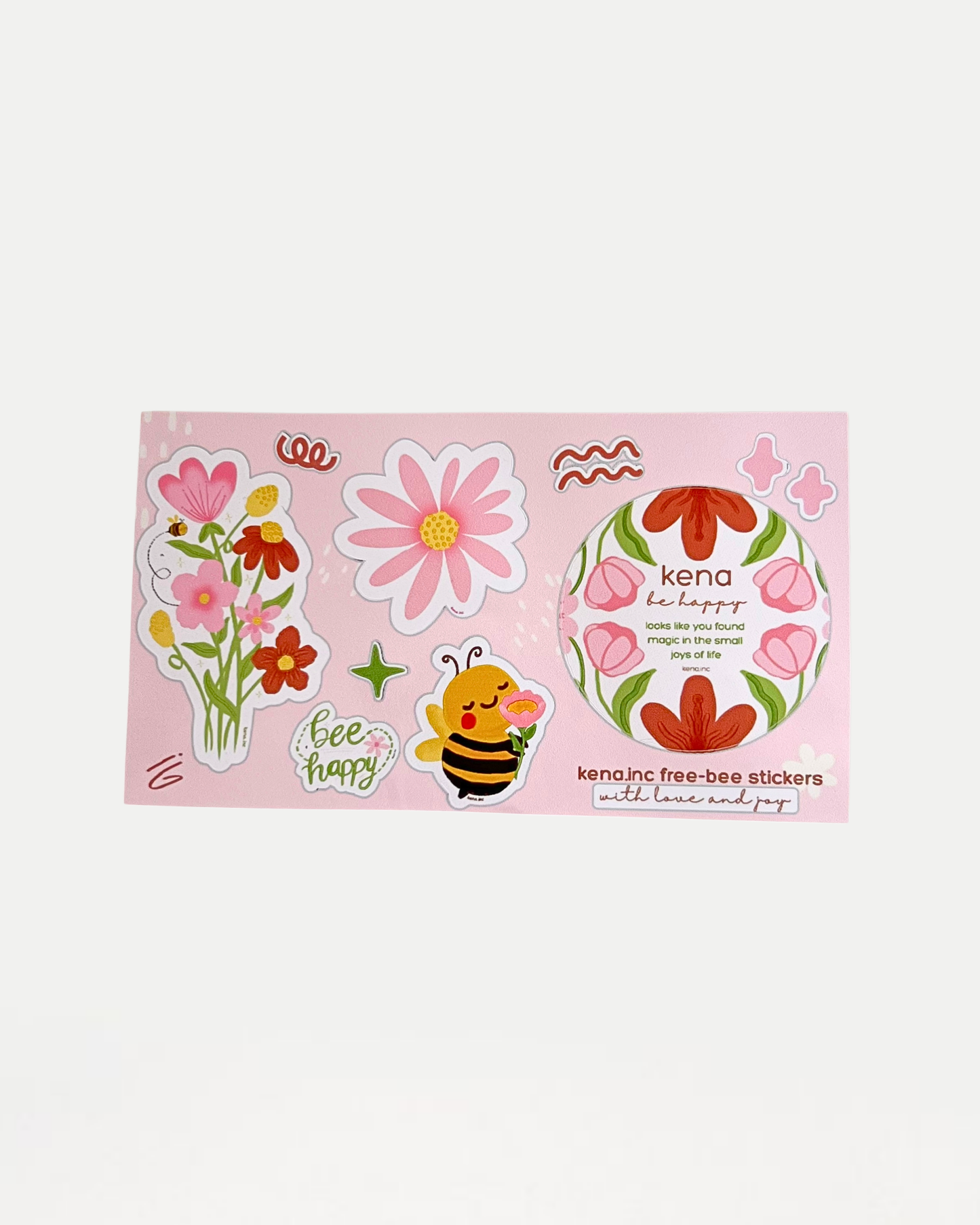 Free-Bee Sticker Sheet