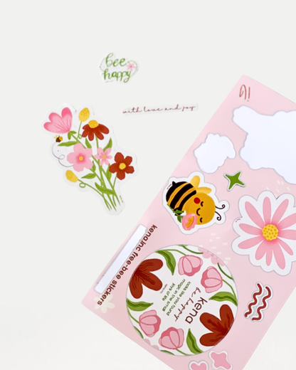 Free-Bee Sticker Sheet