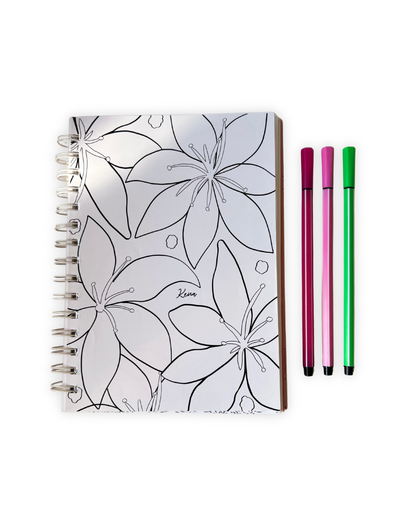 Pink Lilly Notebook