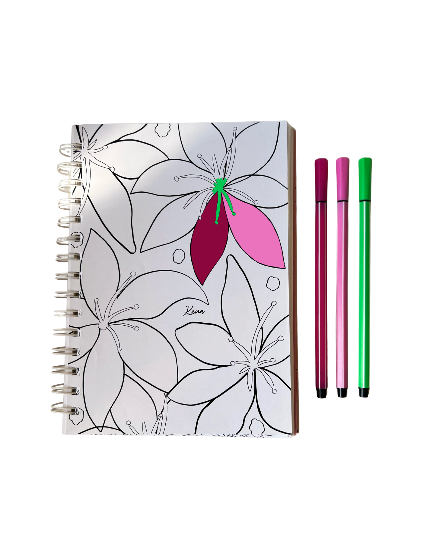 Pink Lilly Notebook