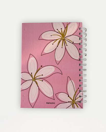 Pink Lilly Notebook