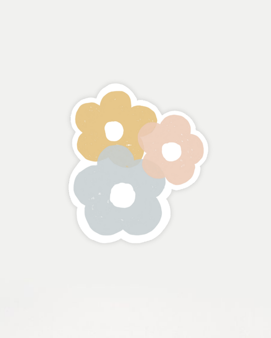 Trio Bloom Sticker