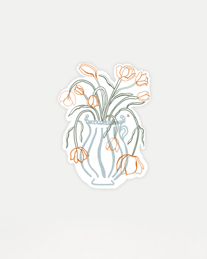 Bloom with Grace Sticker