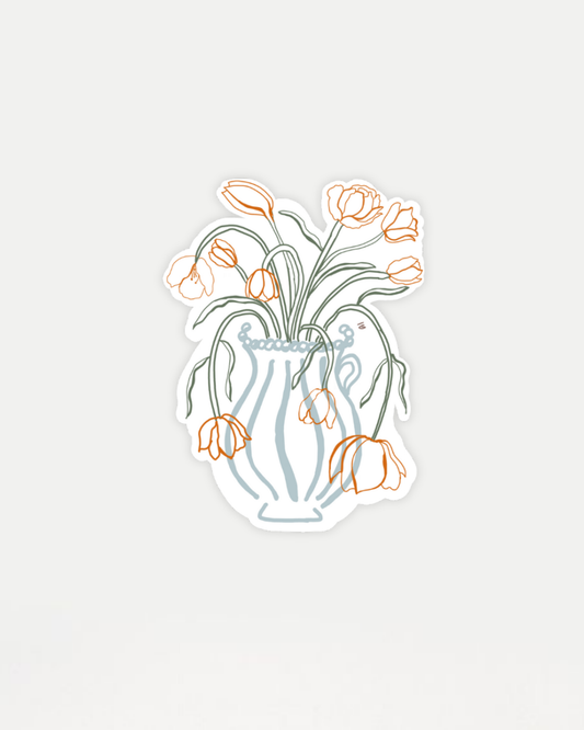 Bloom with Grace Sticker