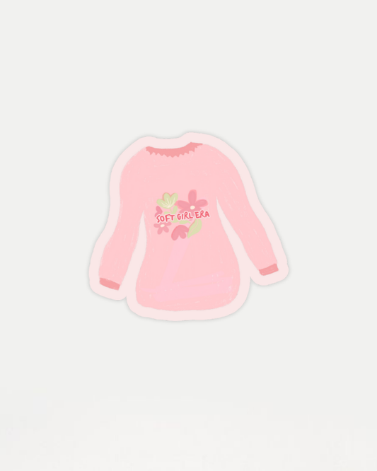 Soft Girl Sweater Sticker