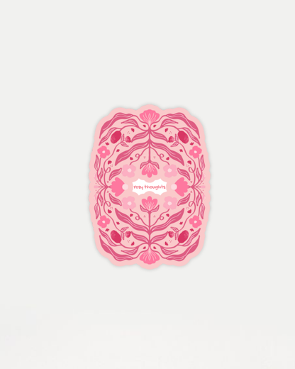 Rosy Thoughts Sticker