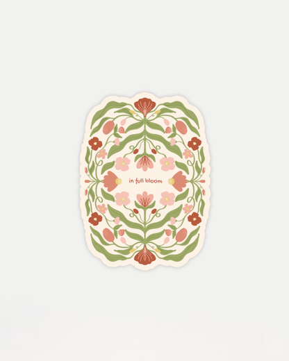 in Full Bloom Sticker