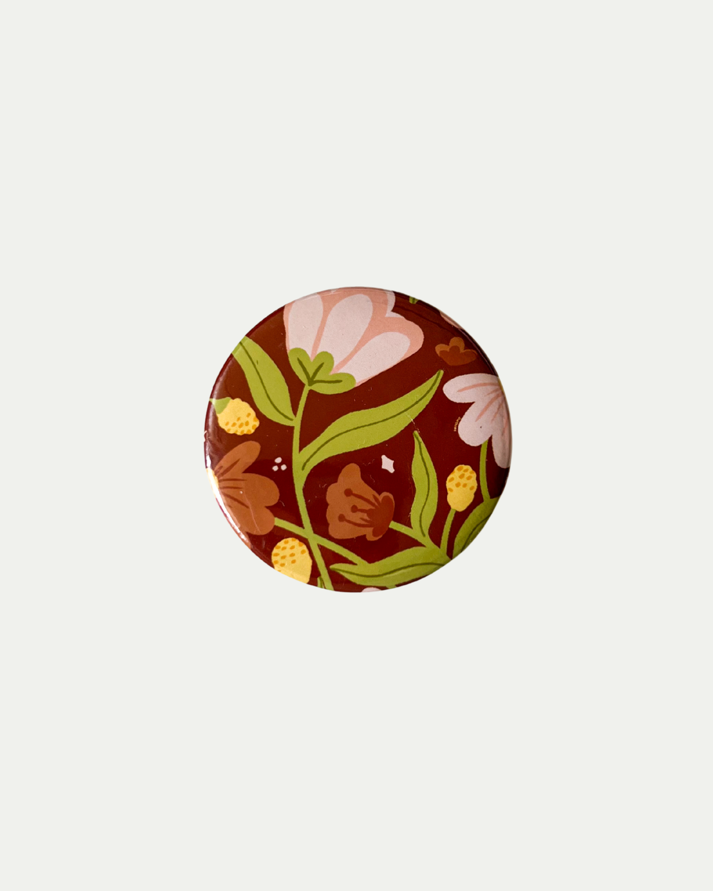 Terracotta Button Pin
