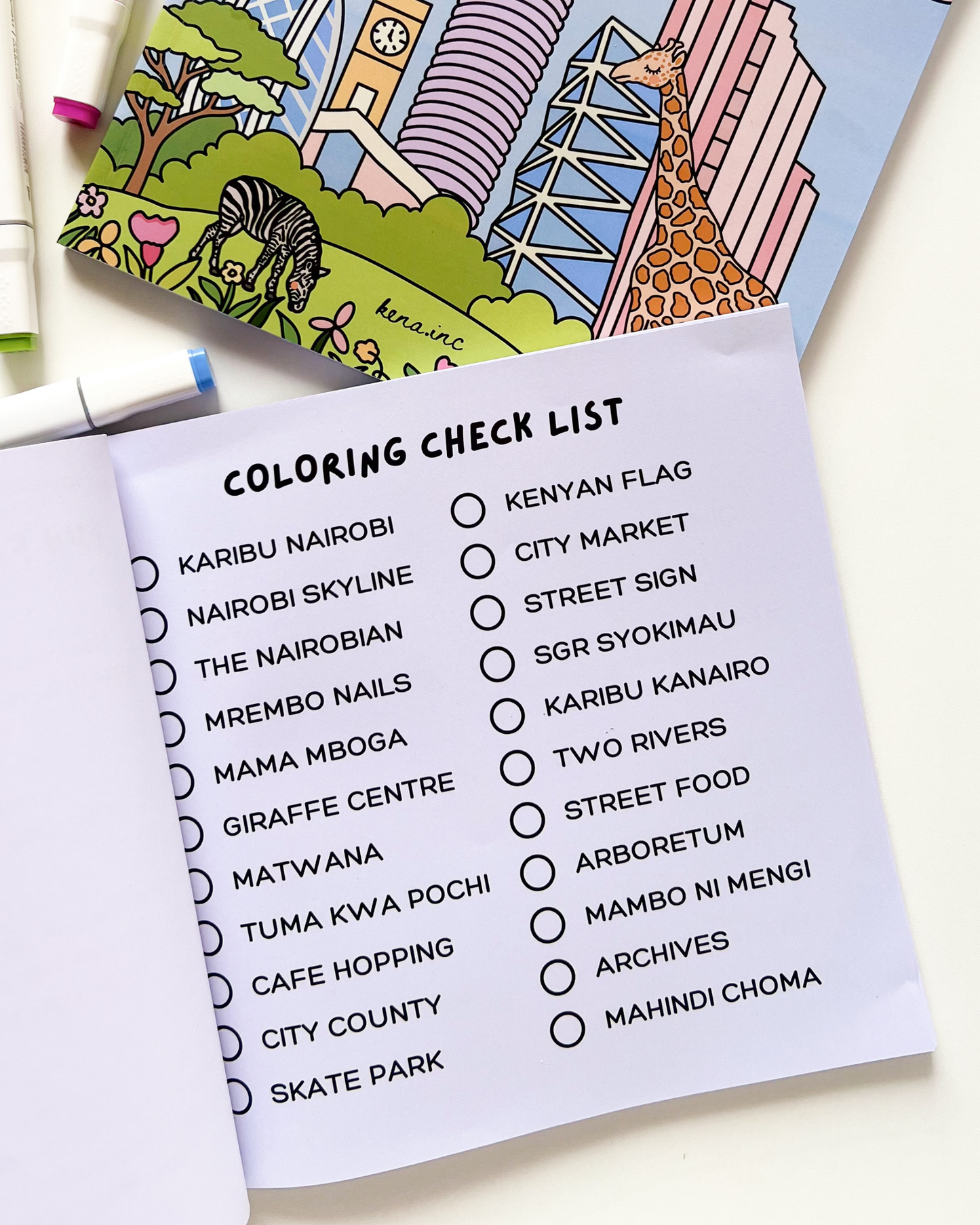 Kanairo Coloring Book