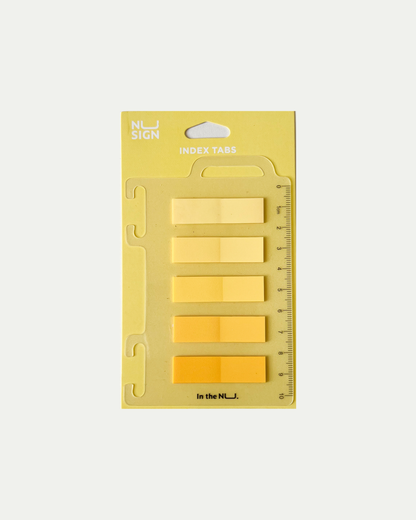 Yellow Index Tabs