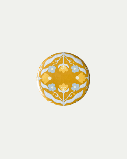 Golden Hour Button Pin